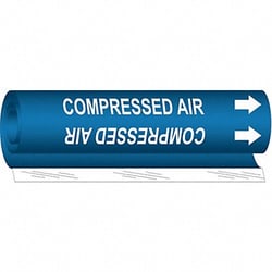 Grainger&nbsp;Pipe Marker Compressed Air 9 in H 8 in W