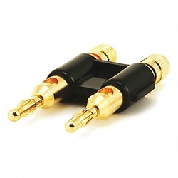 Grainger Banana Speaker Plugs Dual - Black