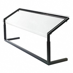 Grainger Sneeze Guard 48x17.25x12.44 in Black