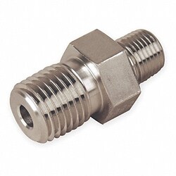 Grainger&nbsp;Hex Long Nipple 316 SS 3/4 x 1/2 in