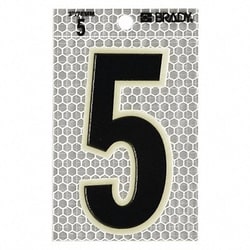 Grainger&nbsp;Ultra Reflective Numbers 5 PK10