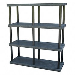 Grainger Plstc Shelf 24inx75inx66inShlfLdCp 600lb