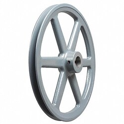 Grainger&nbsp;V-Belt Pulley Cast Iron 9.75 O.D.