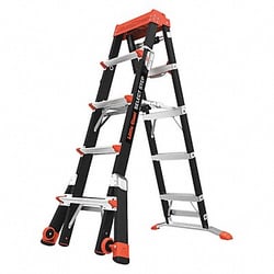 Grainger Multipurpose Ladder 8 ft IAA Fiberglass, Quantity: Each of 1