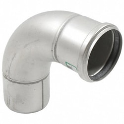Grainger&nbsp;90 Sweep Elbow SS 3 Socket x Push Fit
