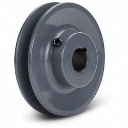 Grainger&nbsp;V-Belt Pulley Cast Iron 4.45 O.D.