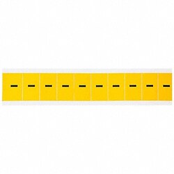 Grainger Numbers And Letters Dash 1-1/2In H PK10