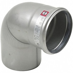 Grainger&nbsp;90 Elbow SS 3 in Socket x Push Fit