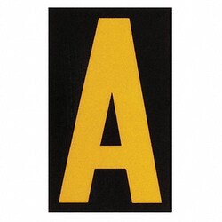 Grainger&nbsp;Reflective Numbers And Letters A PK25