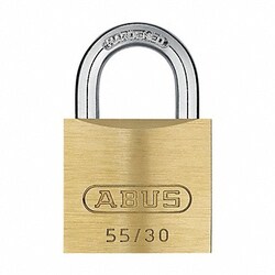 Grainger&nbsp;Keyed Padlock 19/32 in Rectangle Gold