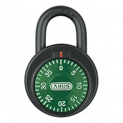 Grainger Combination Padlock 2 in Round Black