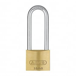 Grainger Keyed Padlock 53/64 in Rectangle Gold