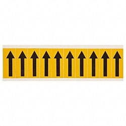 Grainger&nbsp;Symbol Label Arrow 2-1/4 in H PK10