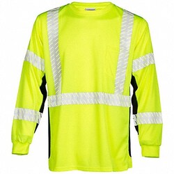 Grainger&nbsp;T-Shirt Black Sided Class 3 Lime M