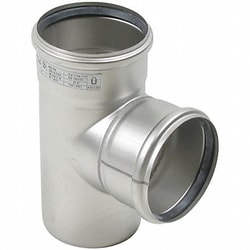 Grainger&nbsp;90 Tee 316 SS 2 in Pipe Size 29 PSI