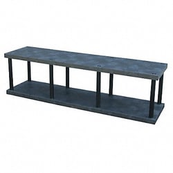 Grainger Plstc Shelf 24inx27inx96inShlfLdCp 880lb