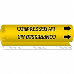 Grainger&nbsp;Pipe Marker Compressed Air 9 in H 8 in W