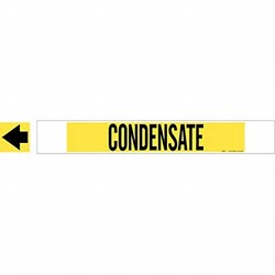 Grainger&nbsp;Pipe Marker Condensate 4 in H 24 in W