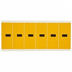Grainger Numbers And Letters Dash Black On Yellow
