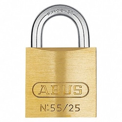 Grainger&nbsp;Keyed Padlock 15/32 in Rectangle Gold