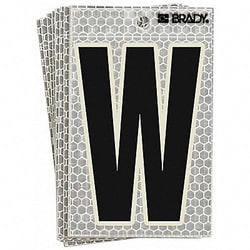 Grainger&nbsp;Ultra Reflective Letter W PK10