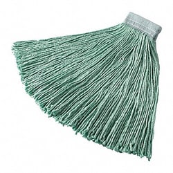 Grainger&nbsp;Wet Mop Green Cotton/Synthetic PK6