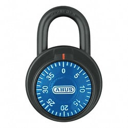 Grainger Combination Padlock 2 in Round Black