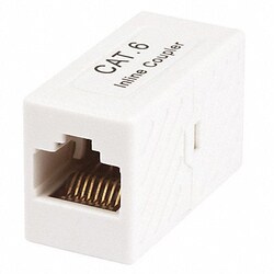 Grainger&nbsp;CAT6 RJ45 Inline Coupler White
