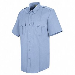 Grainger&nbsp;New Dimension Stretch Dress Shirt L Blue