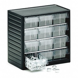Grainger&nbsp;Small Parts Drawer Unit 12 Drawers Clr