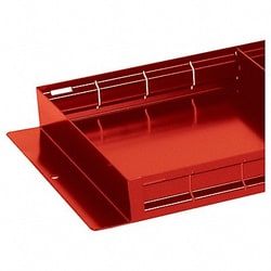 Grainger&nbsp;Tote Tray 26-1/2 in L Steel Red