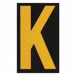 Grainger&nbsp;Reflective Numbers And Letters K PK25