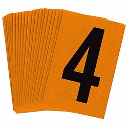 Grainger&nbsp;Reflective Numbers And Letters 4 PK25