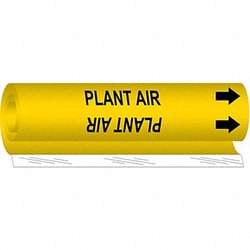 Grainger&nbsp;Pipe Marker Plant Air 5 in H 8 in W