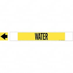 Grainger&nbsp;Pipe Marker Water 4 in H 24 in W
