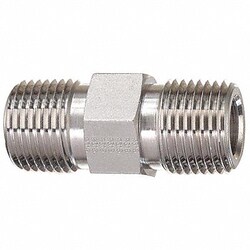 Grainger&nbsp;Hex Long Nipple 316 SS 3/4 in MNPT