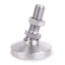 Grainger&nbsp;Level Mount Swivel Stud 1/4-20 1in Base