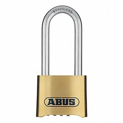 Grainger Combination Padlock 2 in Rectangle Gold