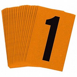 Grainger&nbsp;Reflective Numbers And Letters 1 PK25