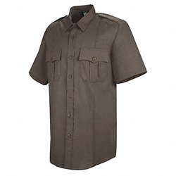 Grainger&nbsp;Deputy Deluxe Shirt SS Brown 16-1/2 in
