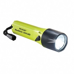 Grainger Handheld Flashlight Lexan Yellow 183lm