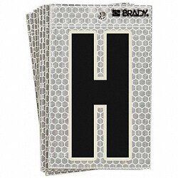 Grainger Ultra Reflective Letter H PK10