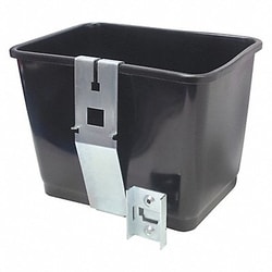 Grainger Squeegee Bucket 2 gal Black
