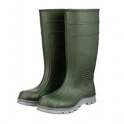 Grainger G1957 Rubber Boot Men s 10 Knee Green PR
