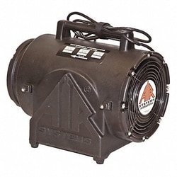 Grainger&nbsp;Confined Space Fan Black 11 W