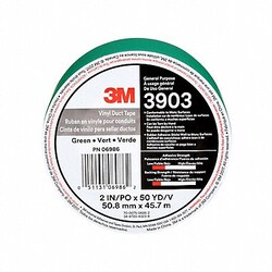 Grainger Duct Tape Green 2 in x 50 yd 6.5 mil