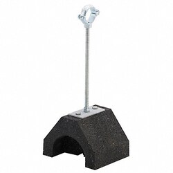 Grainger Pipe SupportBlock 4.8 Lx6 W Base 11.56 H