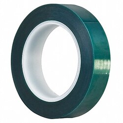 Grainger Film Tape 1/4 in x 72 yd Green 3.2 mil