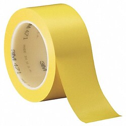 Grainger&nbsp;D7623 Floor Tape Yellow 1 inx108 ft Roll