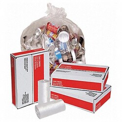 Grainger&nbsp;Trash Bag 15 gal Clear PK250